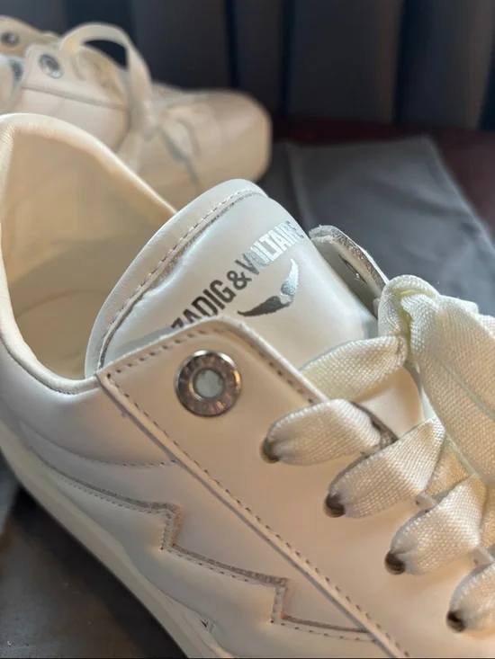 New Zadig & Voltaire LA Flash Chunky Smooth Sneaker - Picture 7 of 13